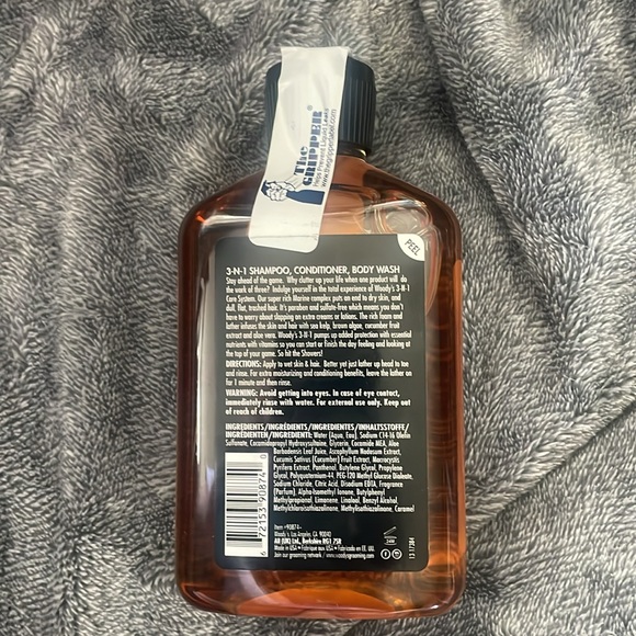 Woody’s for men three in one shampoo conditioner, body wash brand new 12 fl oz - Picture 3 of 5